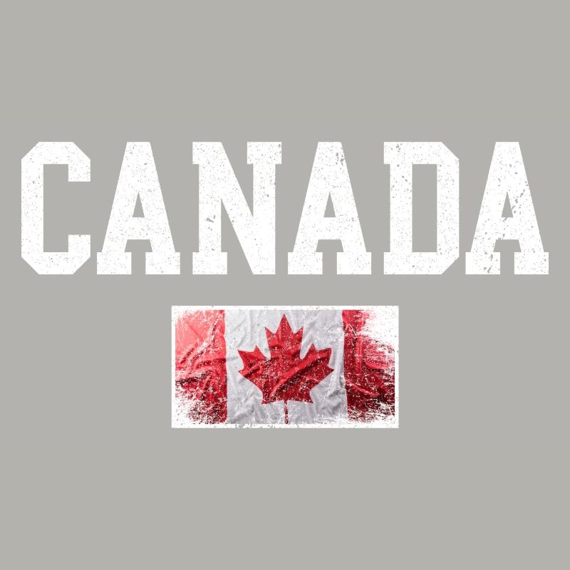 Distressed Kanada Maple Flagge