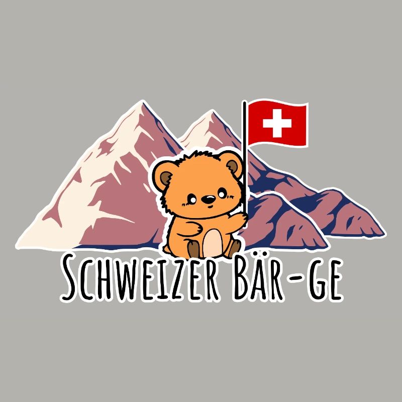 Schweizer Berge äh Bär-ge! putziger Schweizer Bär