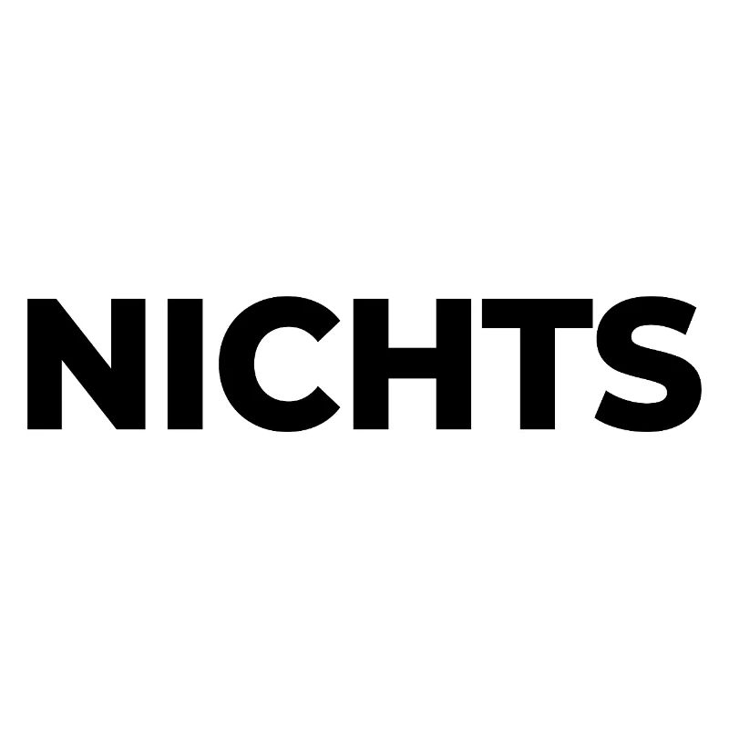 Nichts - einfach nix | Garnichts | Geschenk