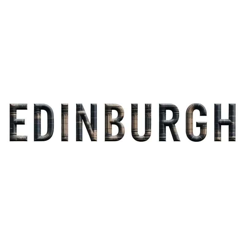 ÉDIMBOURG – Typographie architecturale de la pierre