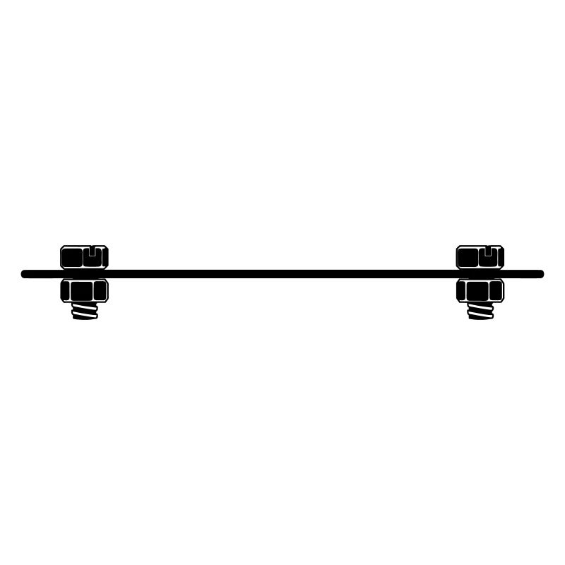 Logo nut bolt plate