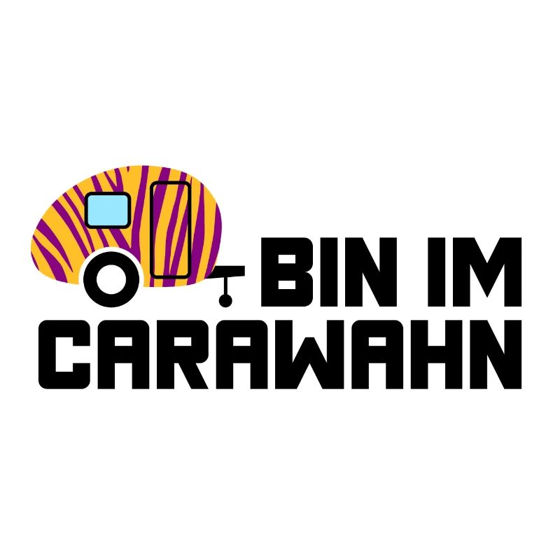 Caravan Caravan Zebra Pattern Fan Madness Camper