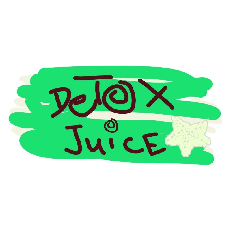 Detox juice text