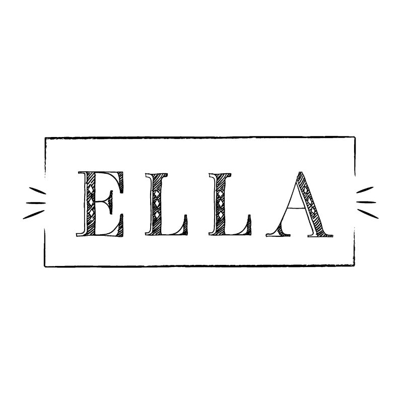 ELLA - name in a frame