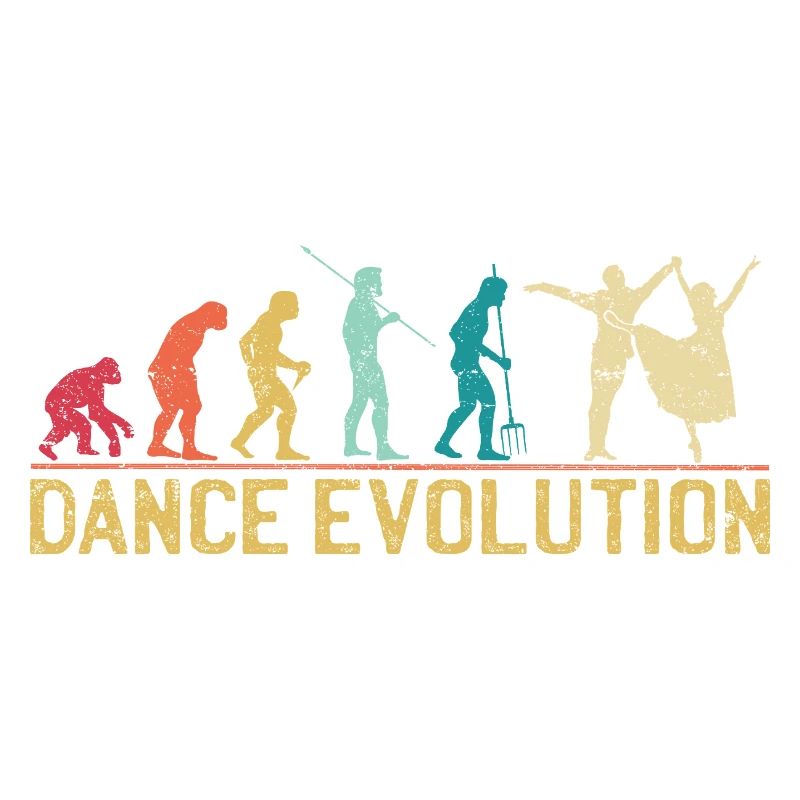 Dance Evolution Silhouette Design