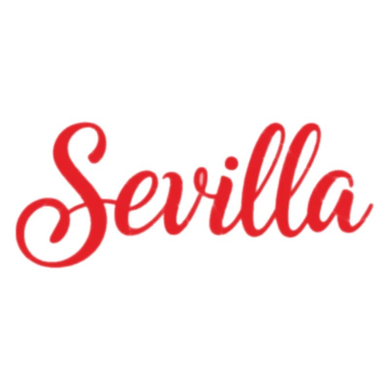 Sevilla Script Rot Pinsel