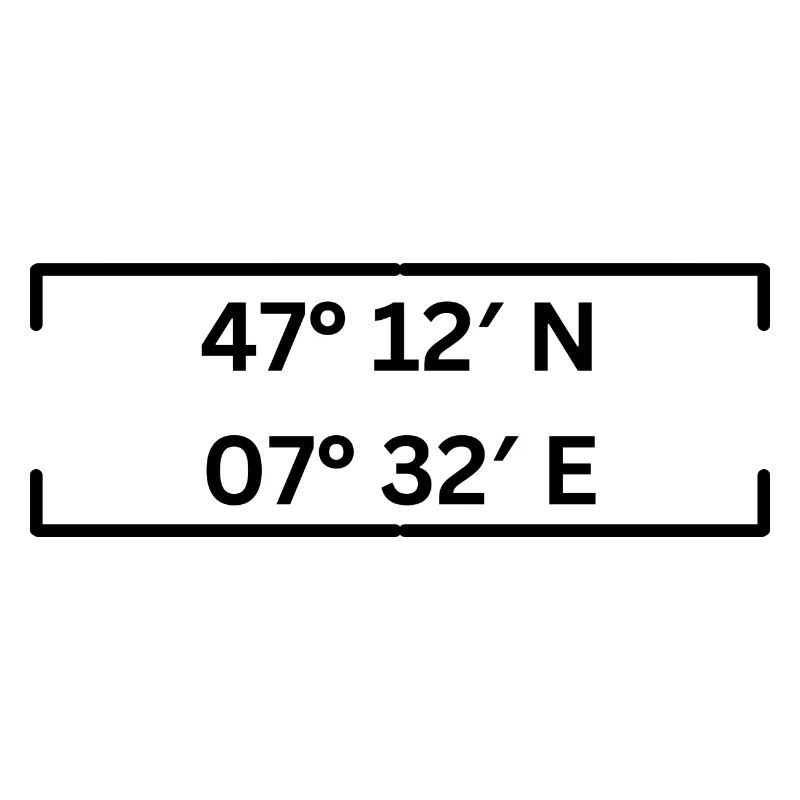 Coordinates Solothurn Minimalist