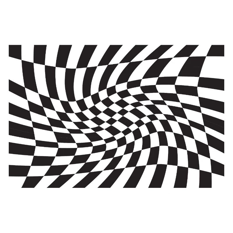 Warped Checker Optische Spirale