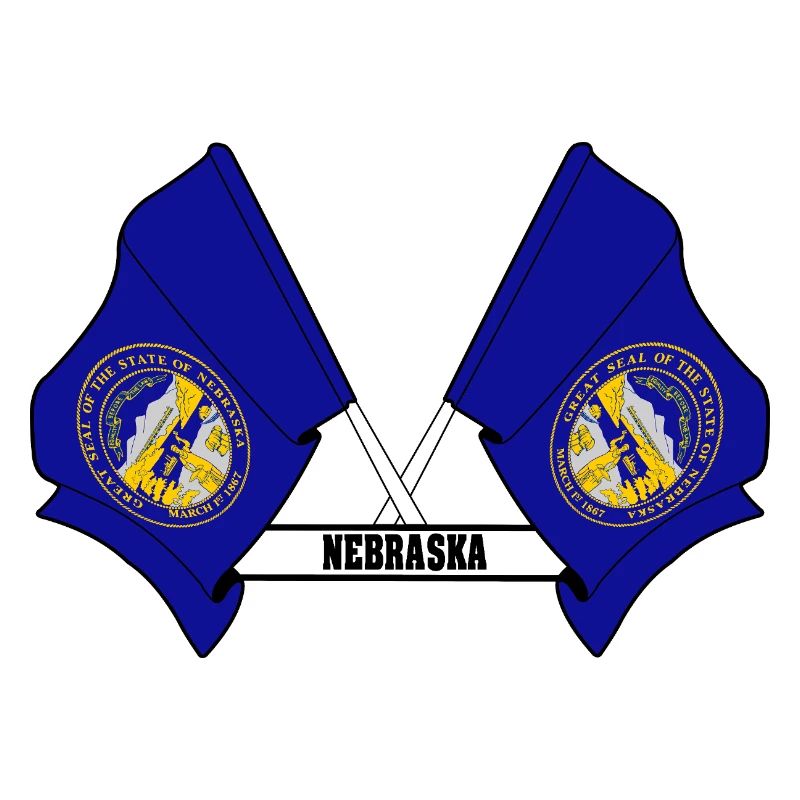 texte des petits drapeaux NEBRASKA