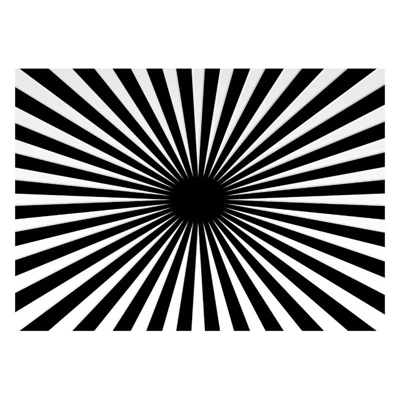 Hypnotic Centered Radial Rays