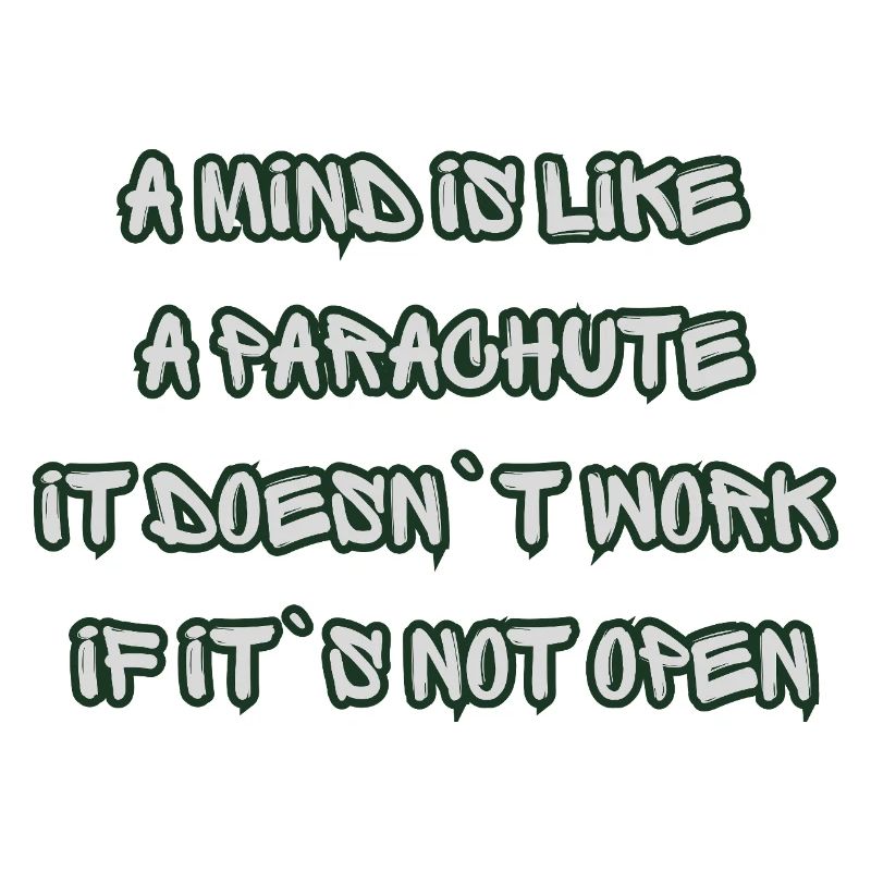 Open Mind Parachute Zitat