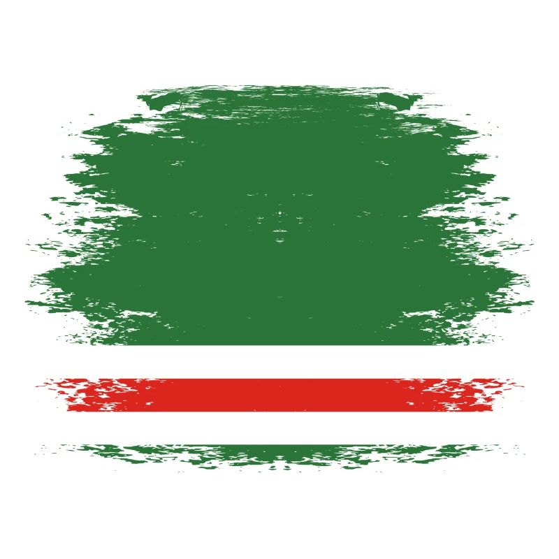 Drapeau de la Tchétchénie utilisé