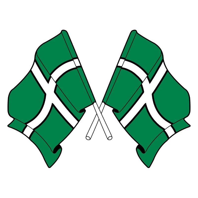 Drapeaux croisés du Devon