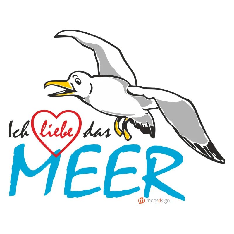 Möwe, Ich liebe das Meer