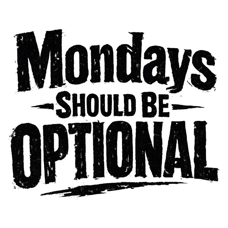 Lundi devrait être optionnel pour Spruch Montag