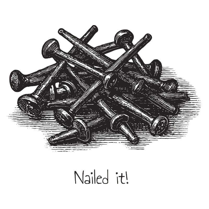 Nailed it!