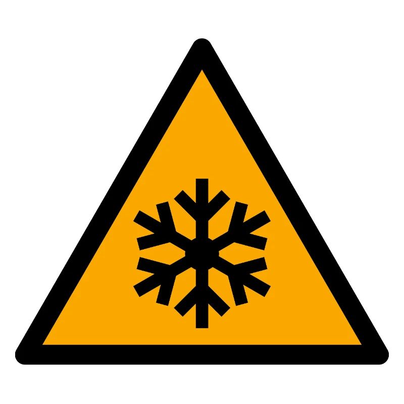 Glacé | Flocon de neige en triangle