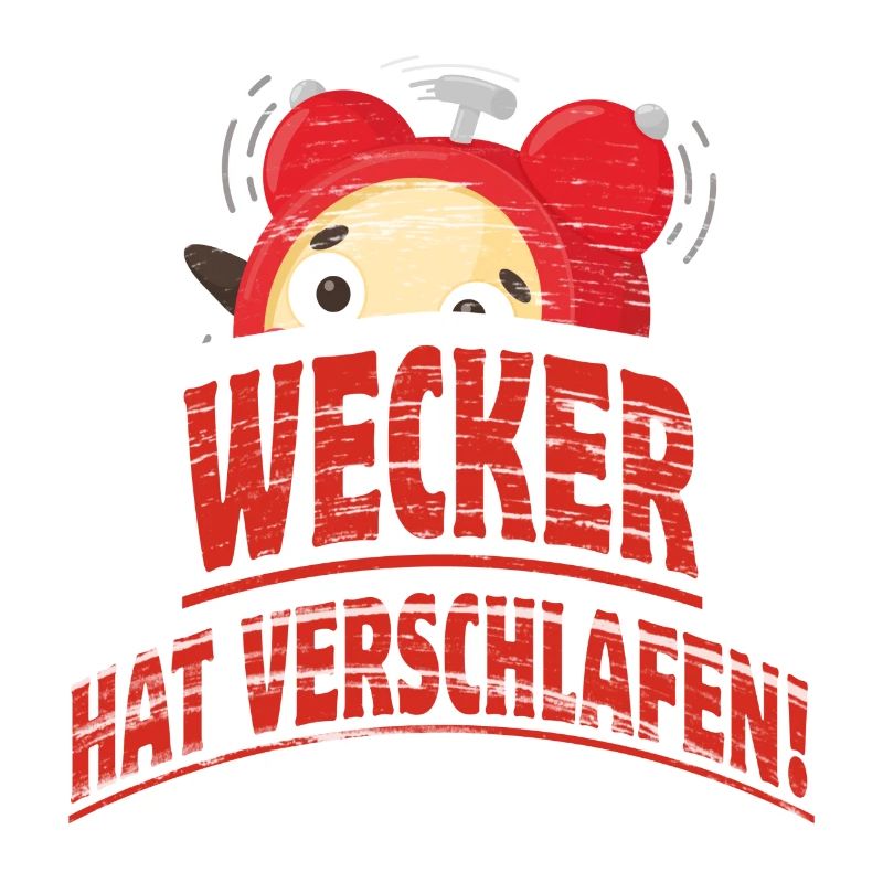 Wecker hat verschlafen