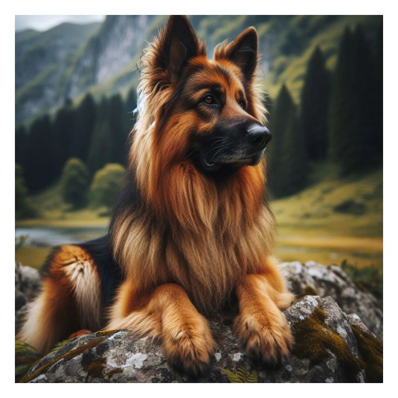 Deutscher Schäferhund Kunst