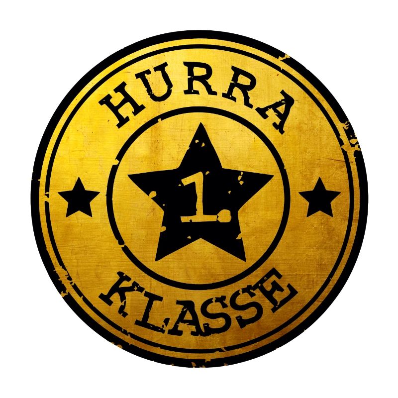 Hurrah 1st Class - Star Emblem gold black