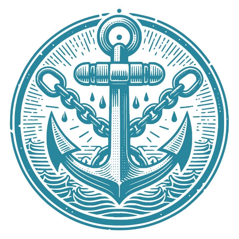 Conception d’ancre de marin pour vêtements
