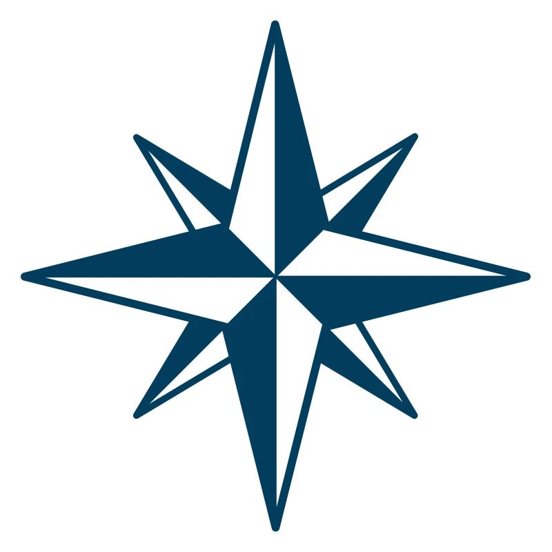 Kompassrose Symbol Design