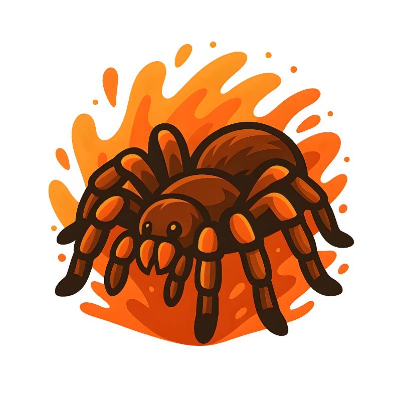 Feurige Goliath-Spinne