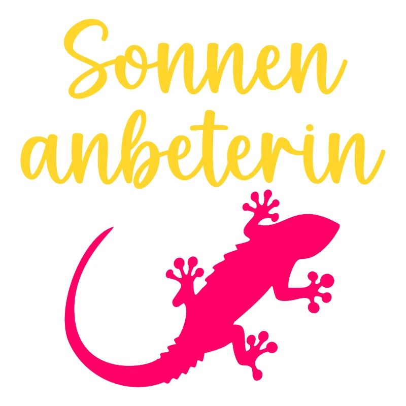 Sonnenanbeterin Eidechse Sommer Sonne