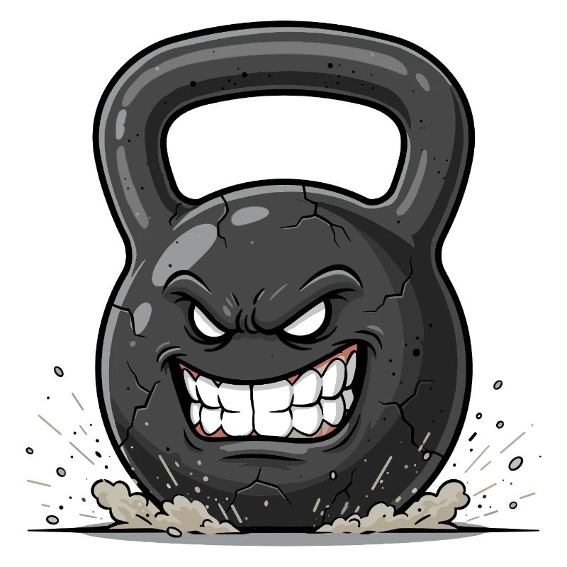 Wütende Kettlebell – Kraftausbruch