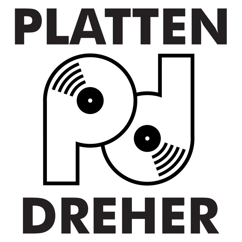 Plattendreher Logo mit Schriftzug