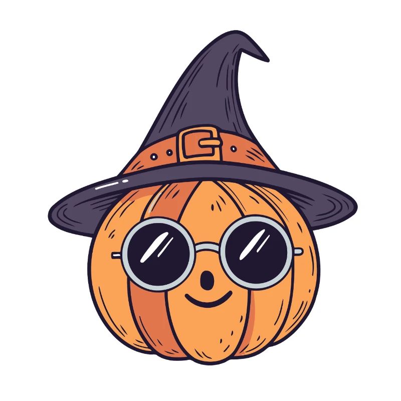Pumpkin Witch Glasses