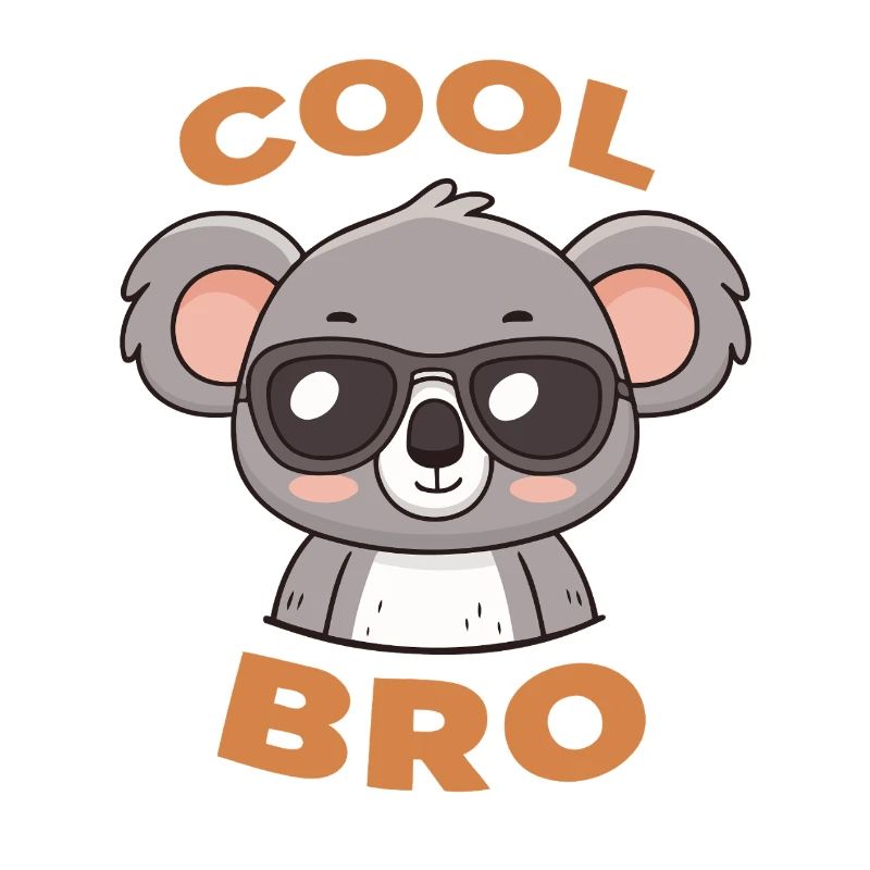 Koala Cool Bro with Goggles