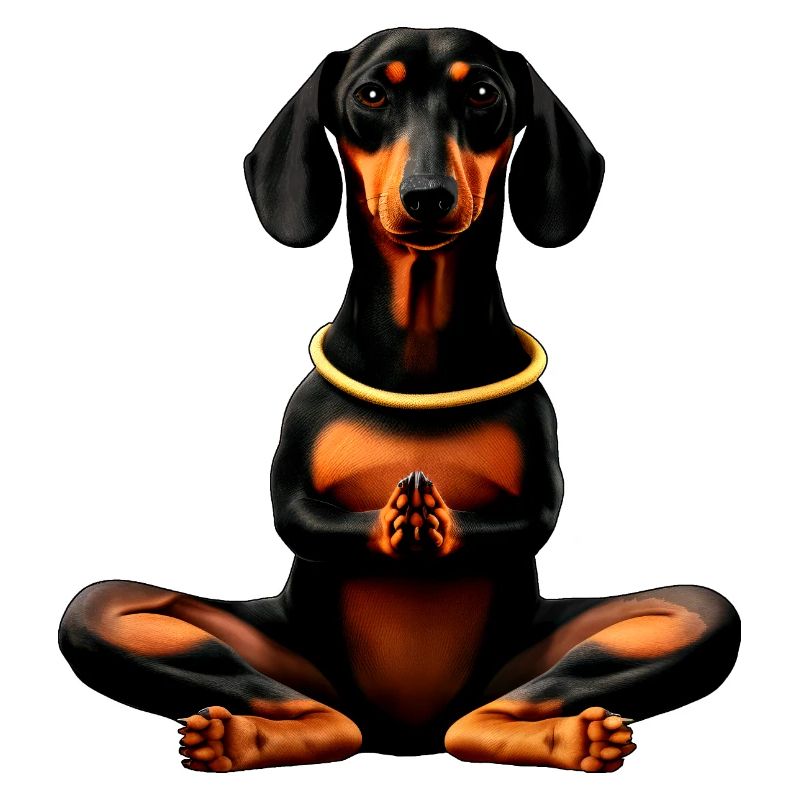 Teckel de yoga