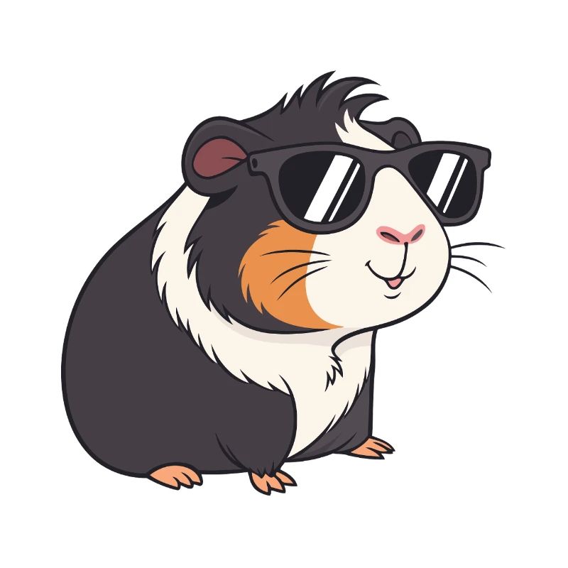 Cochon d’Inde Lunettes