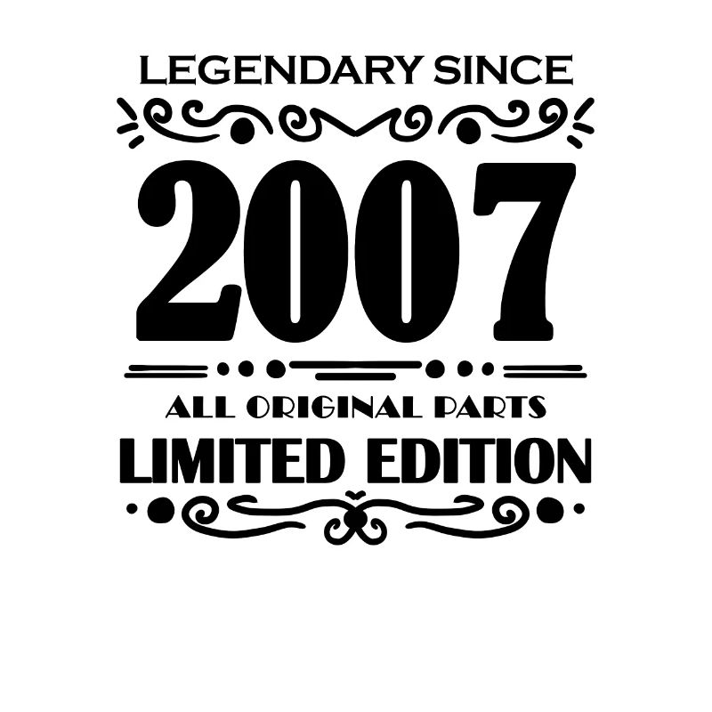 2007 - Né 2007 - Année de construction 2007