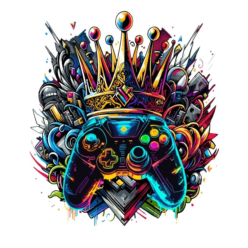 Royal Graffiti Gaming Controller