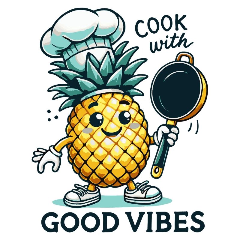 Kochen mit Freude Ananas-Chef Viel Spaß beim Kochen
