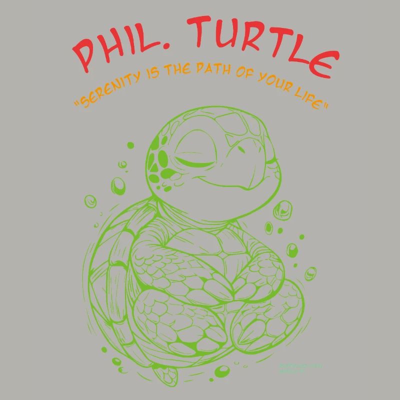 Phil Turtle Zen Path Tee