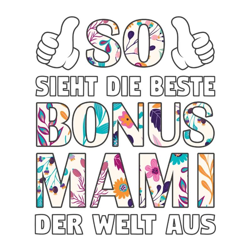Bonus Mami beste Mama Mutter Muttertag Geschenk