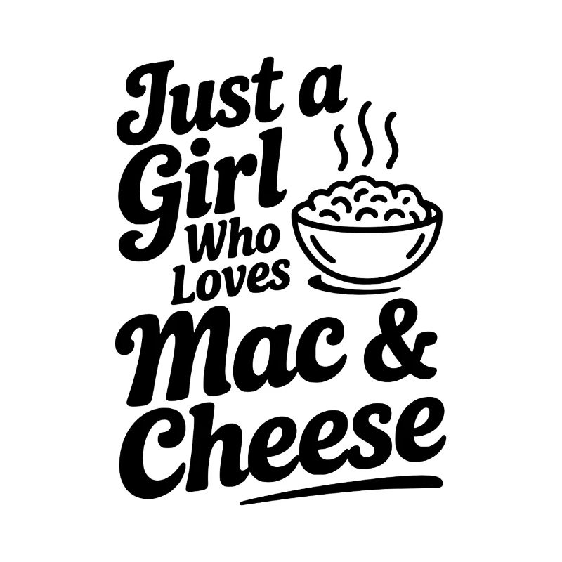 Nur ein Mädchen, das Mac & Cheese liebt