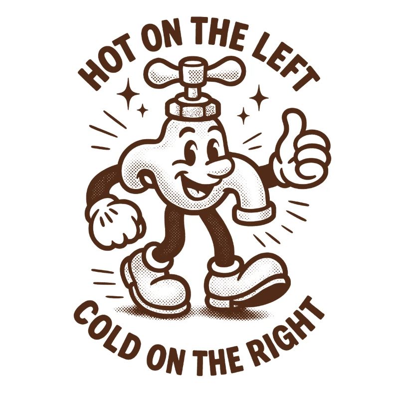 Hot left cold right | Plumber Humor
