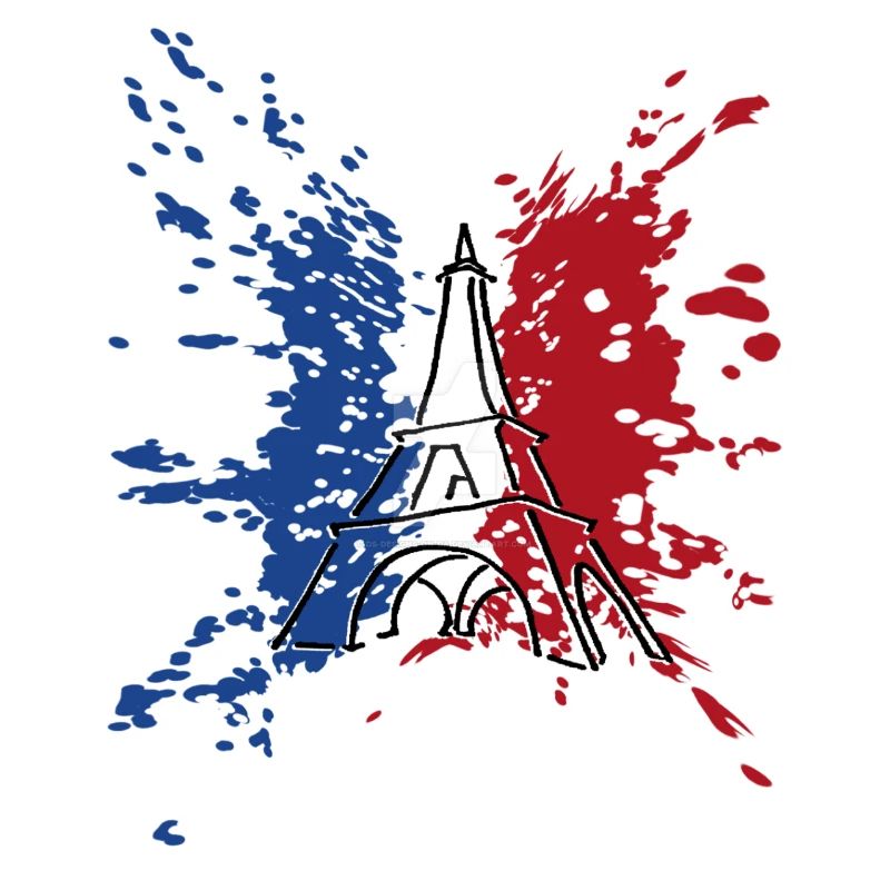 Drapeau Tour Eiffel France ✅ Drapeau Tour Eiffel ✔