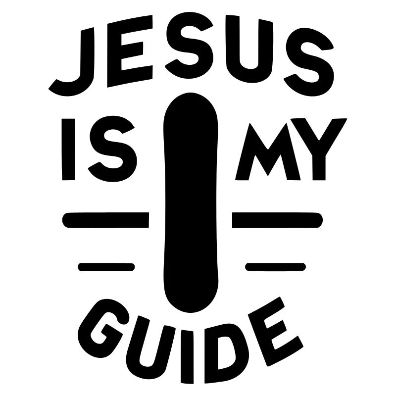 Jésus est mon guide - Snowboard