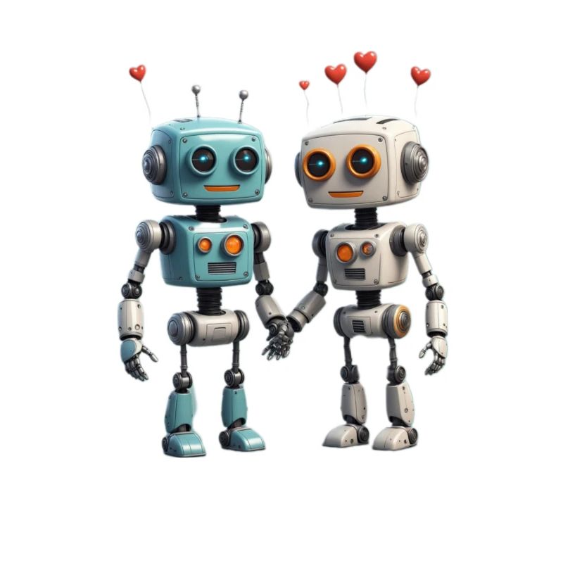 Roboter Pärchen