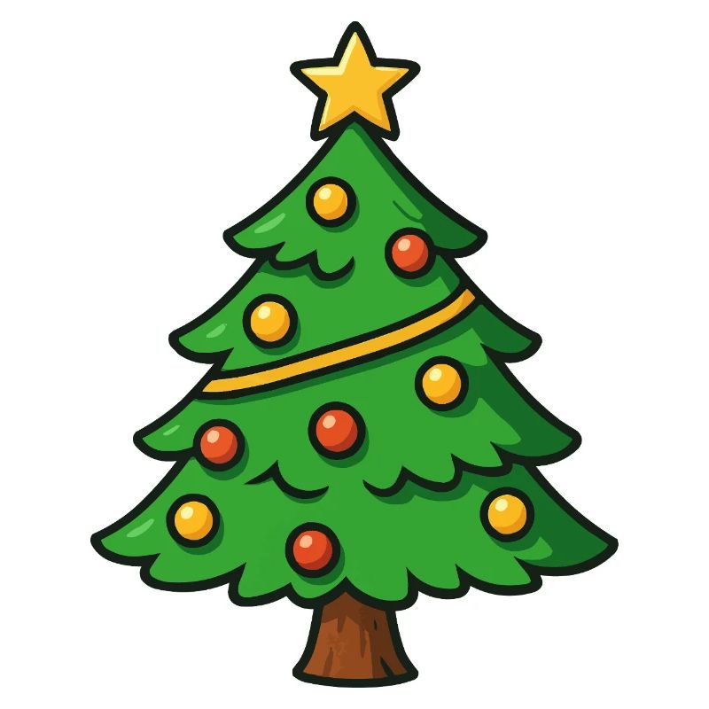Weihnachtsbaum mit Stern