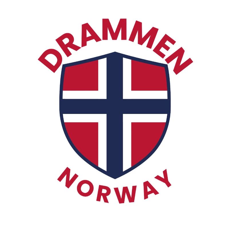 Drammen-Norwegen-Schildemblem