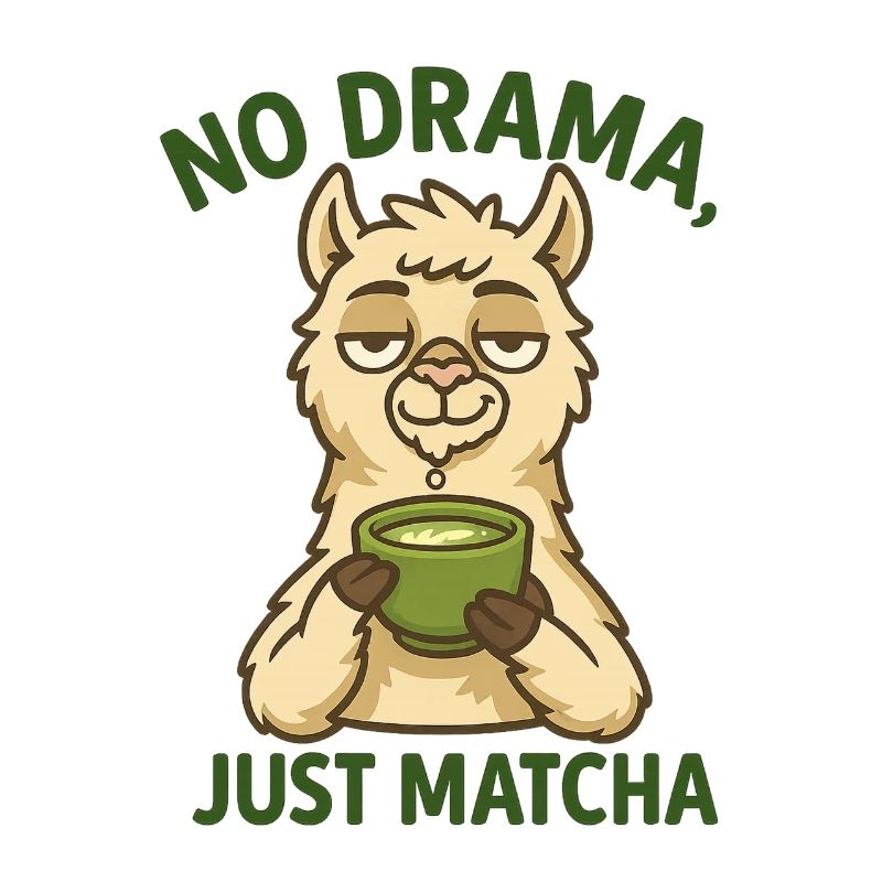 Pas de drame Llama Juste du matcha