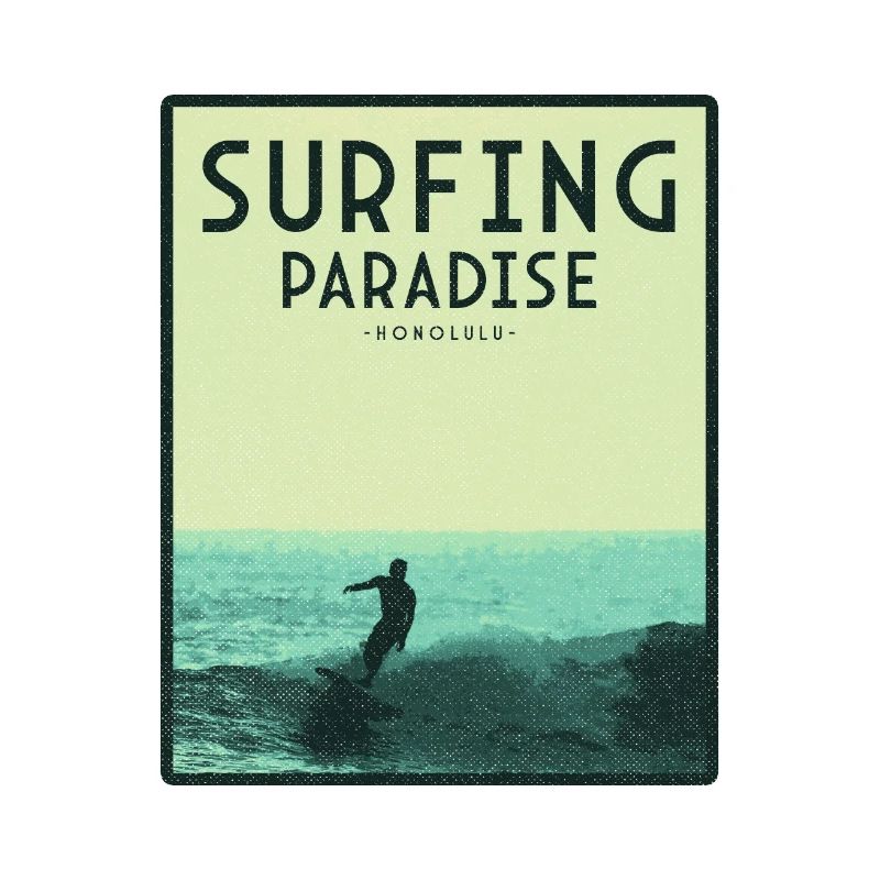 Paradis du surf à Honolulu