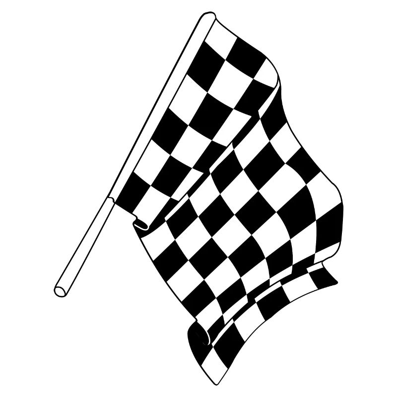 Drapeau de la course automobile