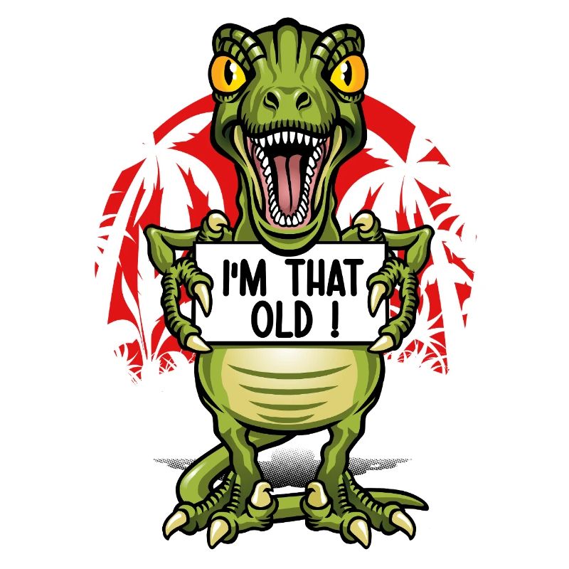 Ich bin ein alter Dinosaurier